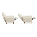 Forrest 32.75_ Recliner Lounge Chair - Sand Ivory