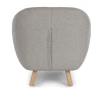 Gabriola 34_ Lounge Chair - Dover Gray Bouclé