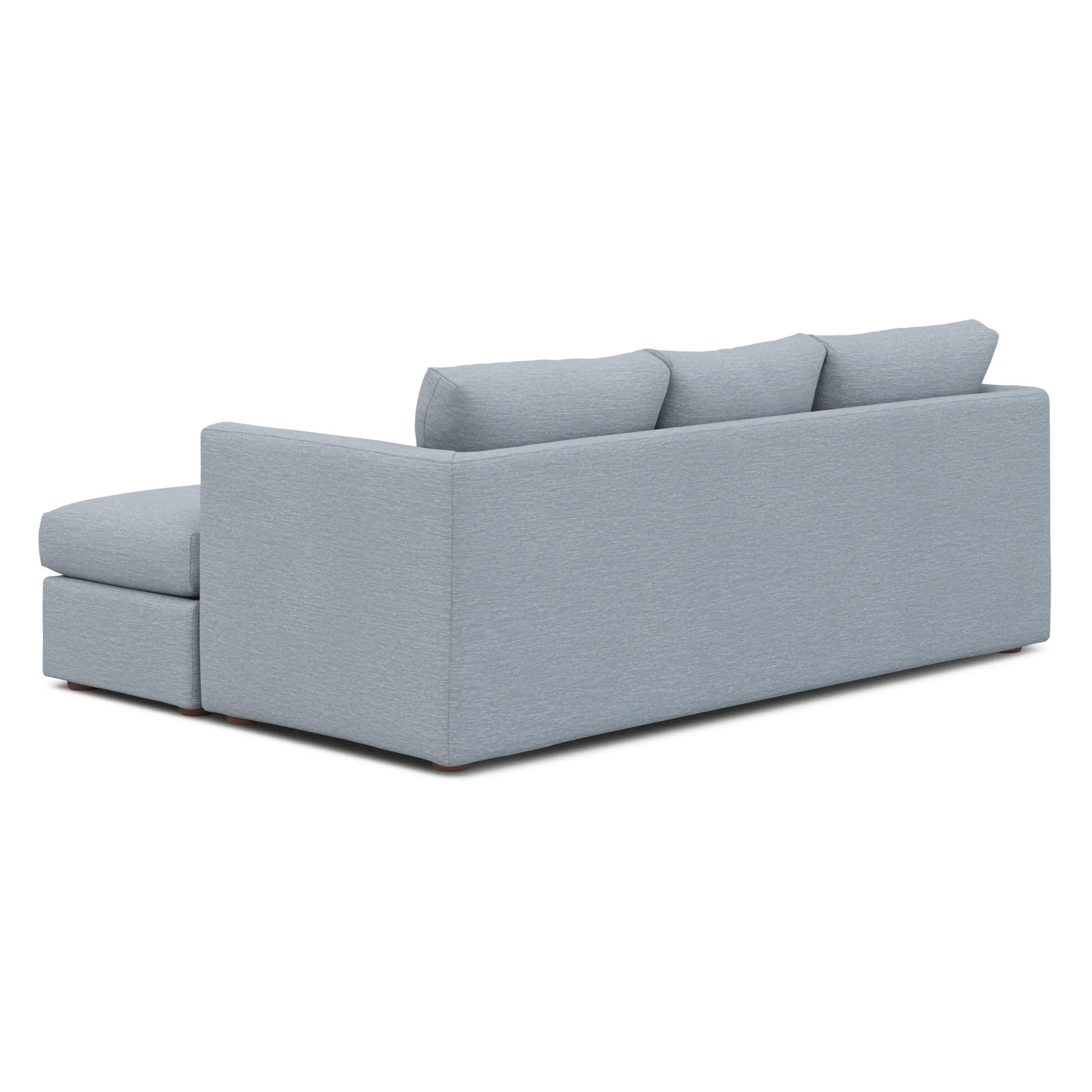 Marina 90_ Reversible Storage Sectional - Silver Light Blue - Image 8