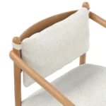 Lento 25_ Lounge Chair - Ivory Bouclé