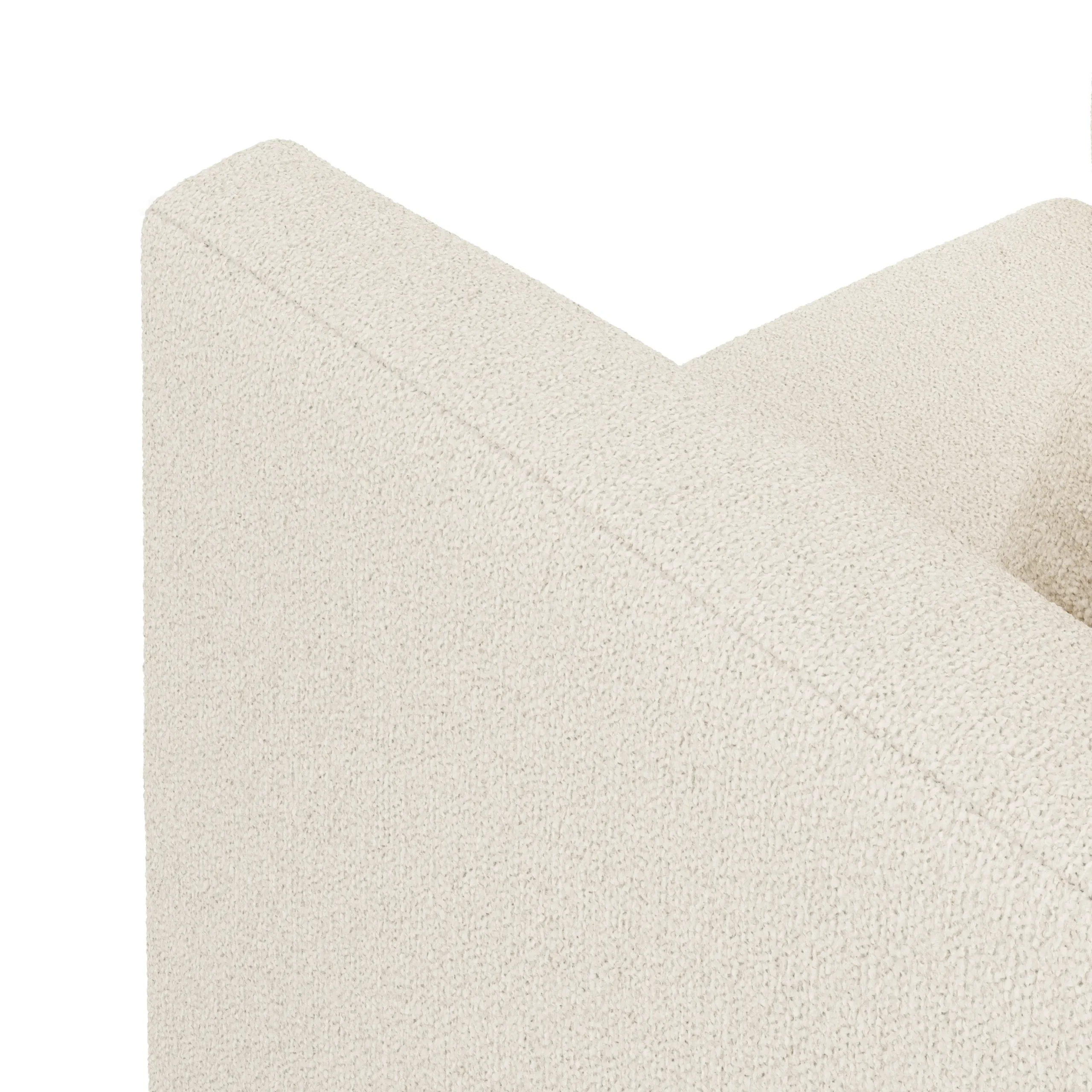 Marina 38_ Lounge Chair - Ivory Wool Bouclé - Image 8