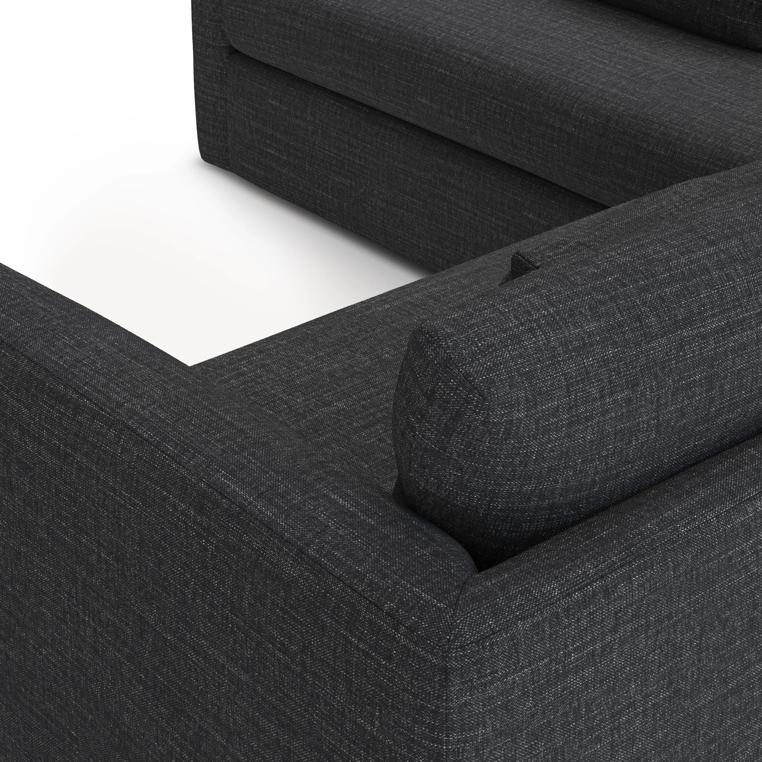 Marina 92_ Corner Sectional - Napa Charcoal - Image 8