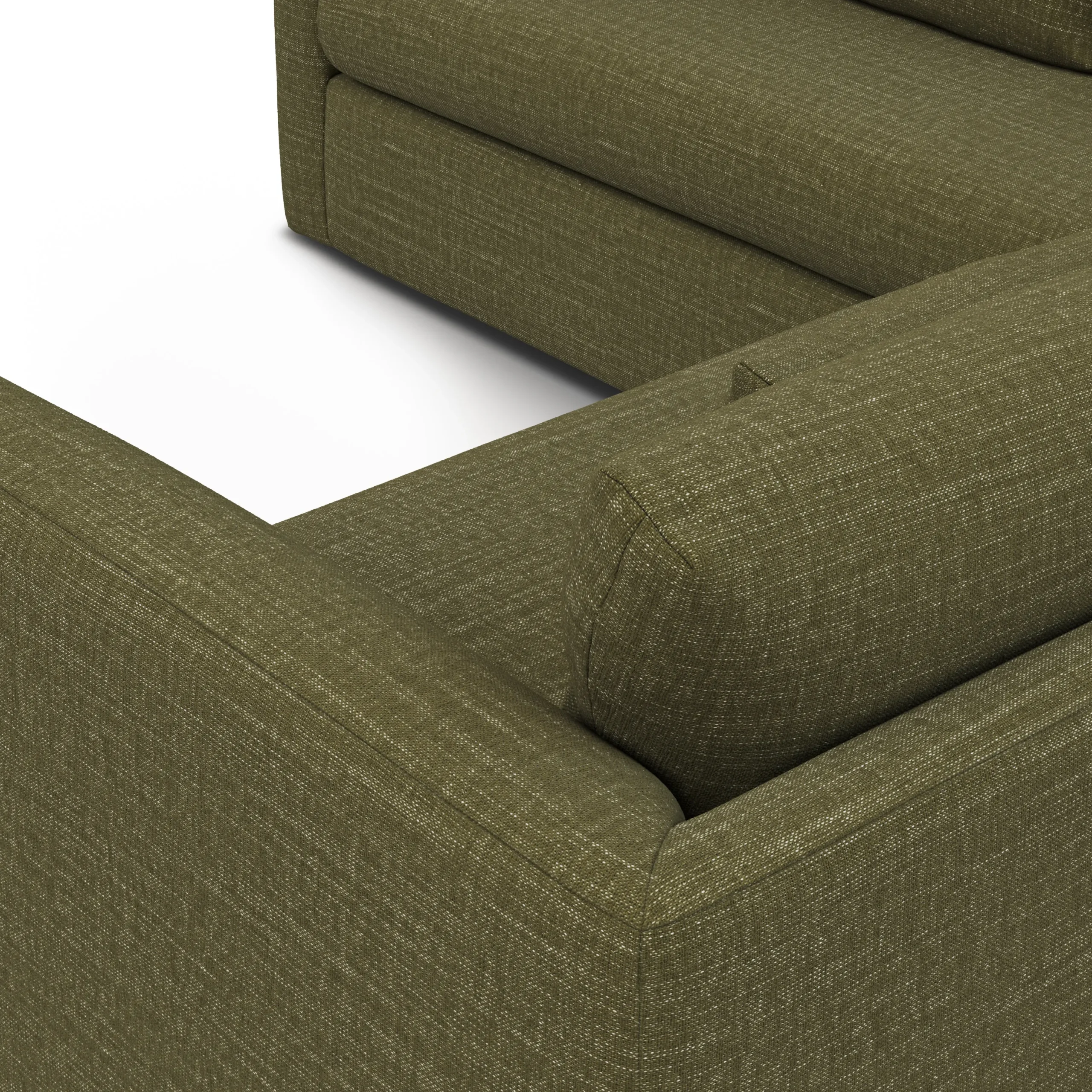 Marina 92_ Corner Sectional - Napa Moss - Image 8