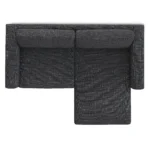Riley 84_ Reversible Storage Sectional - Napa Charcoal