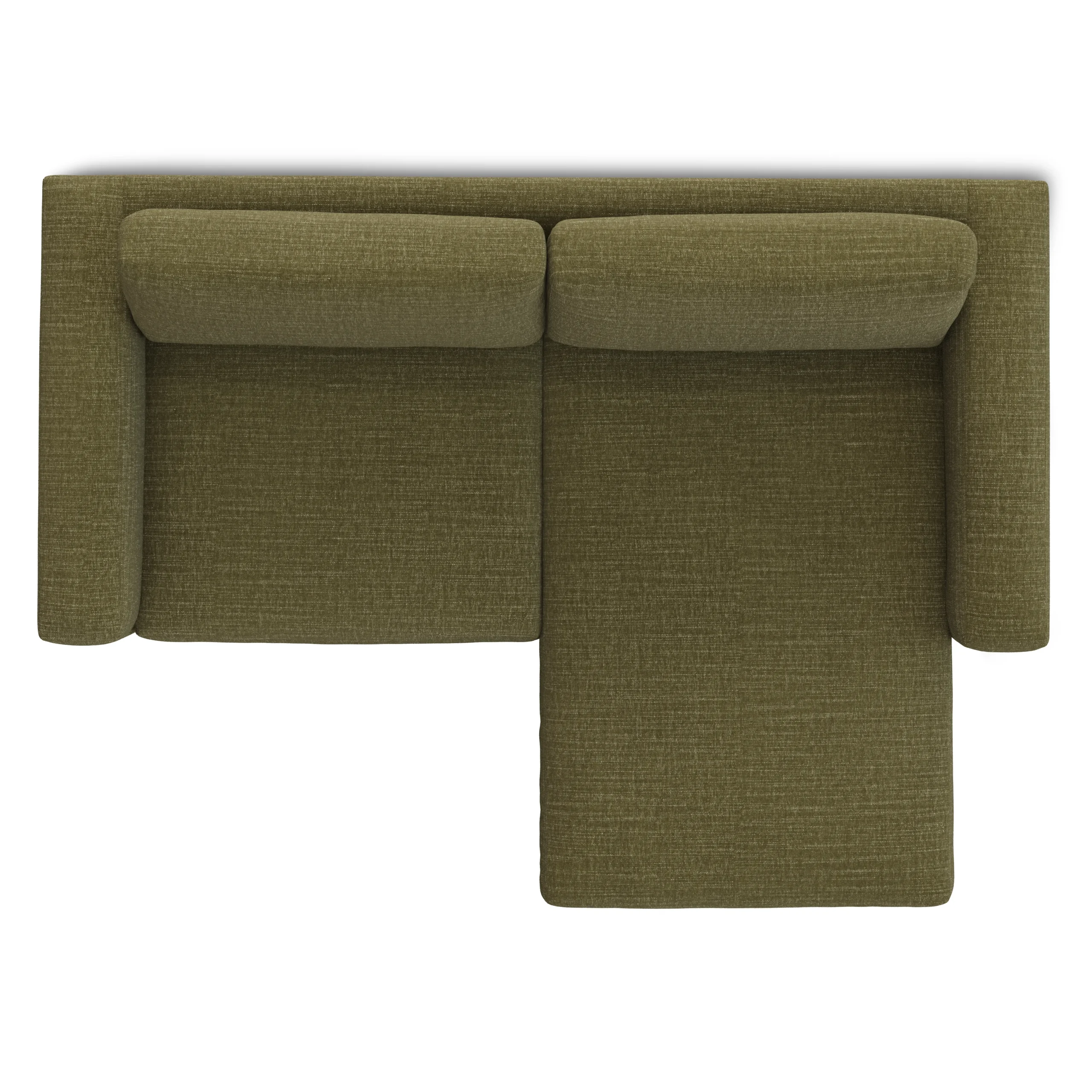 Riley 84_ Reversible Storage Sectional - Napa Moss - Image 8