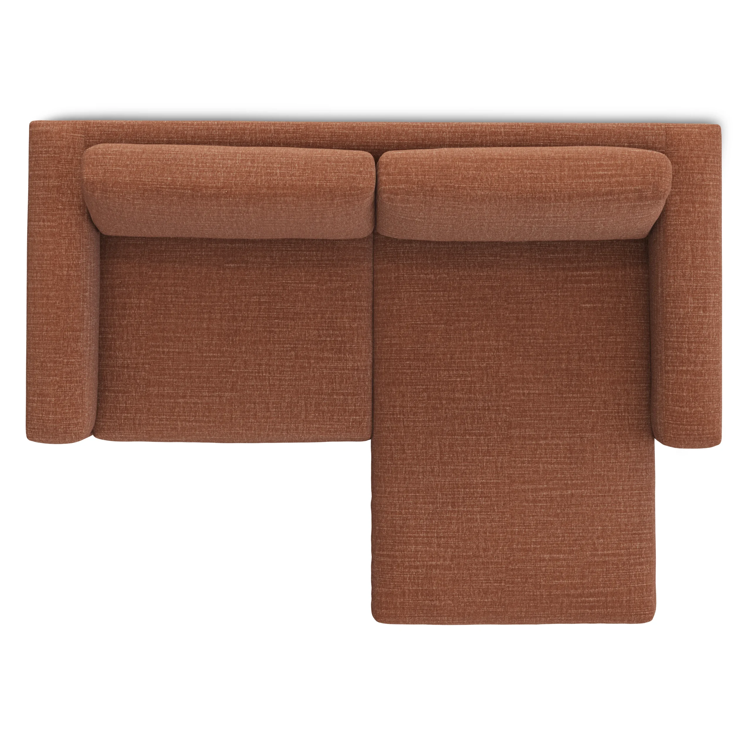 Riley 84_ Reversible Storage Sectional - Napa Rust - Image 8