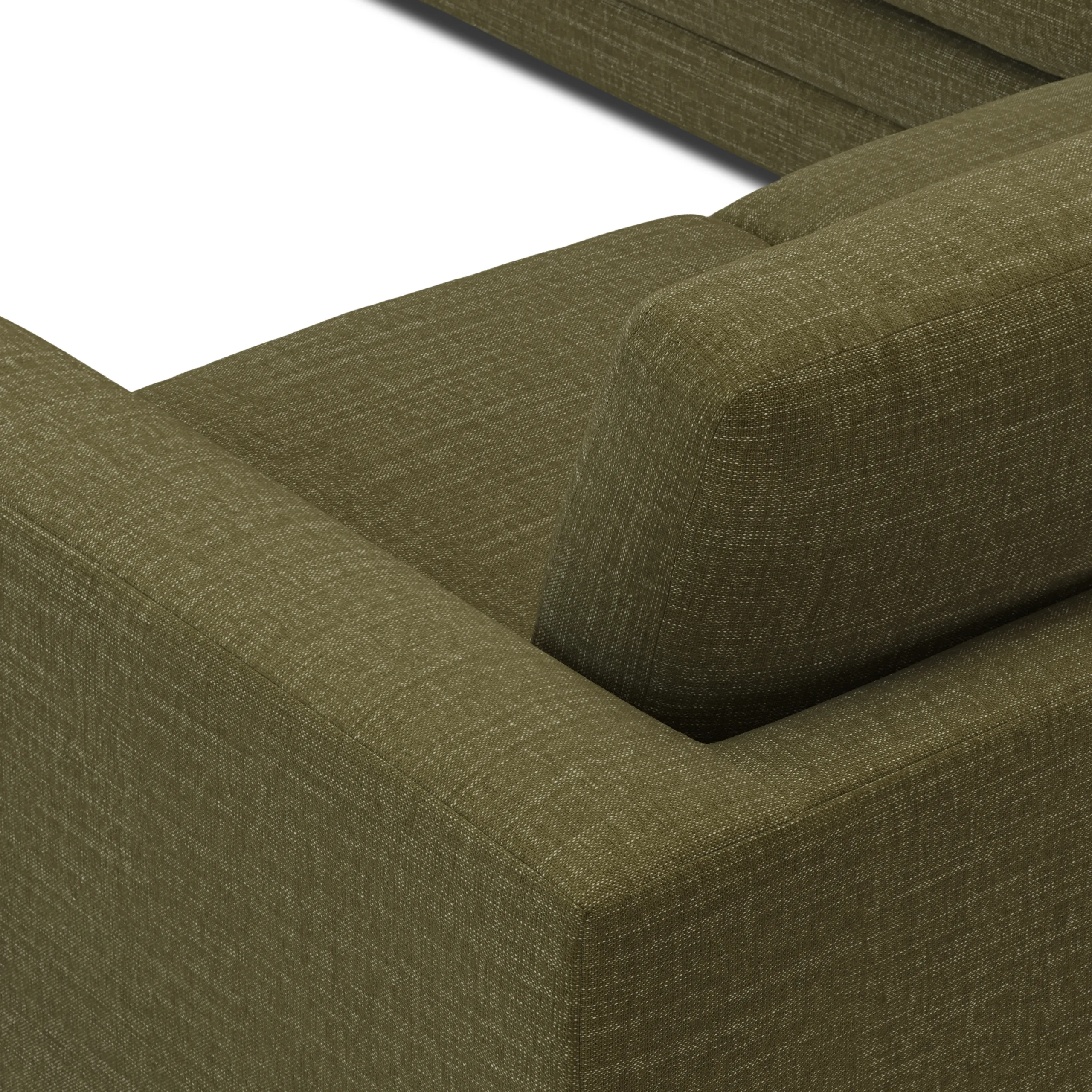 Riley 104_ Corner Sectional - Napa Moss - Image 8