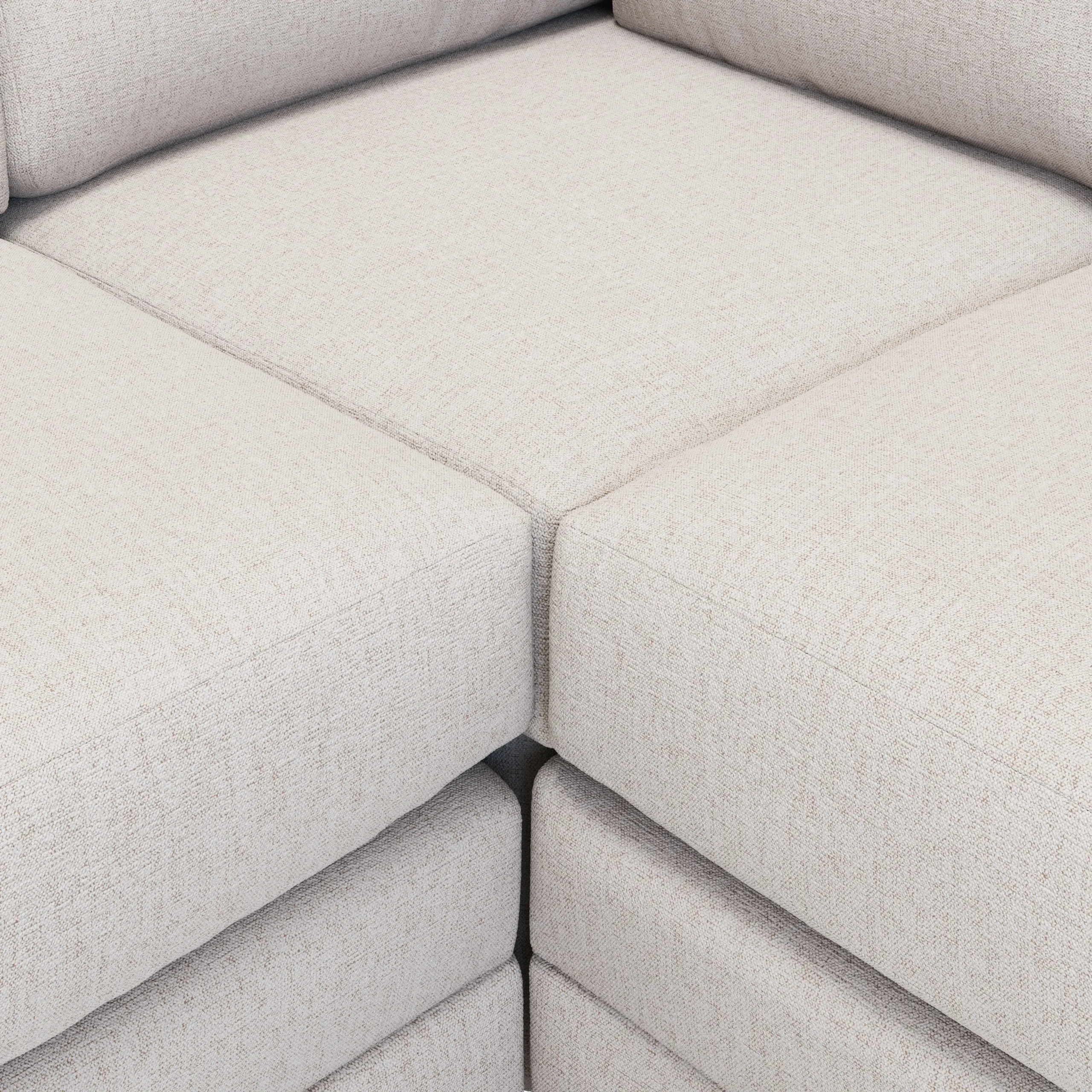 Riley 104_ Corner Sectional - Napa White - Image 8