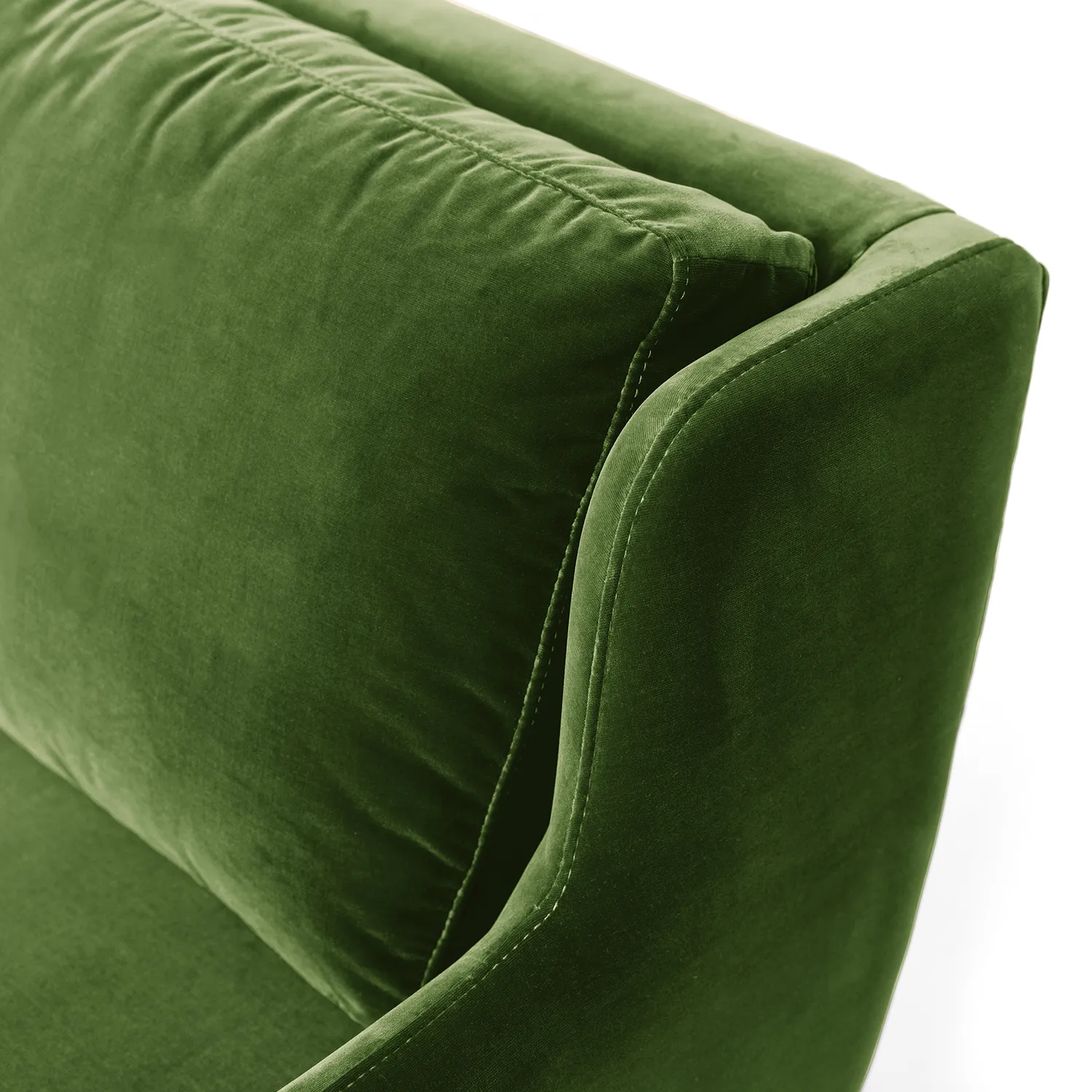 Matrix 30.5_ Velvet Lounge Chair - Grass Green - Image 6