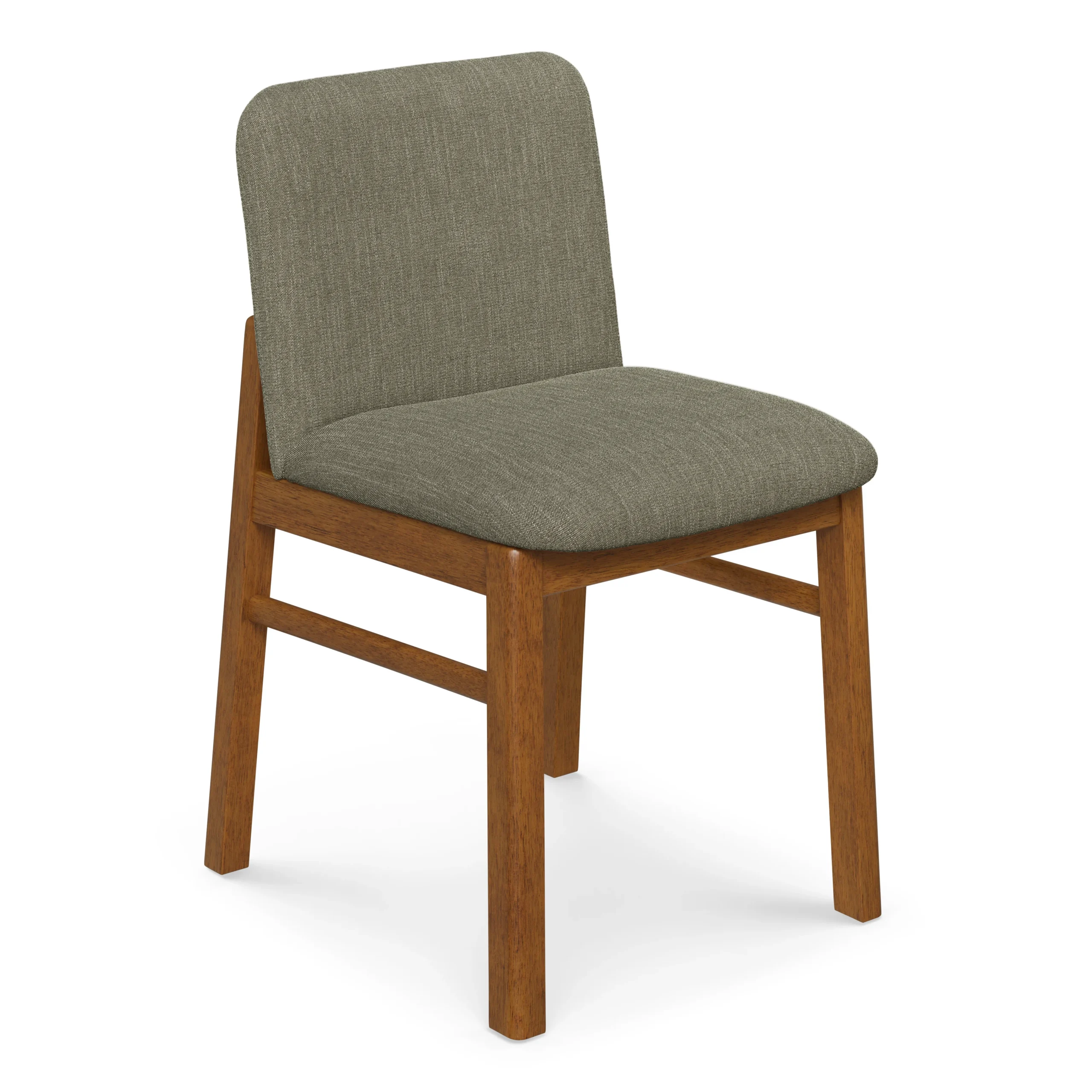 Mikkel Dining Chair - Walnut and Algonquin Green - Image 8
