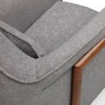 Munni 31_ Rocking Lounge Chair - Cloudburst Gray