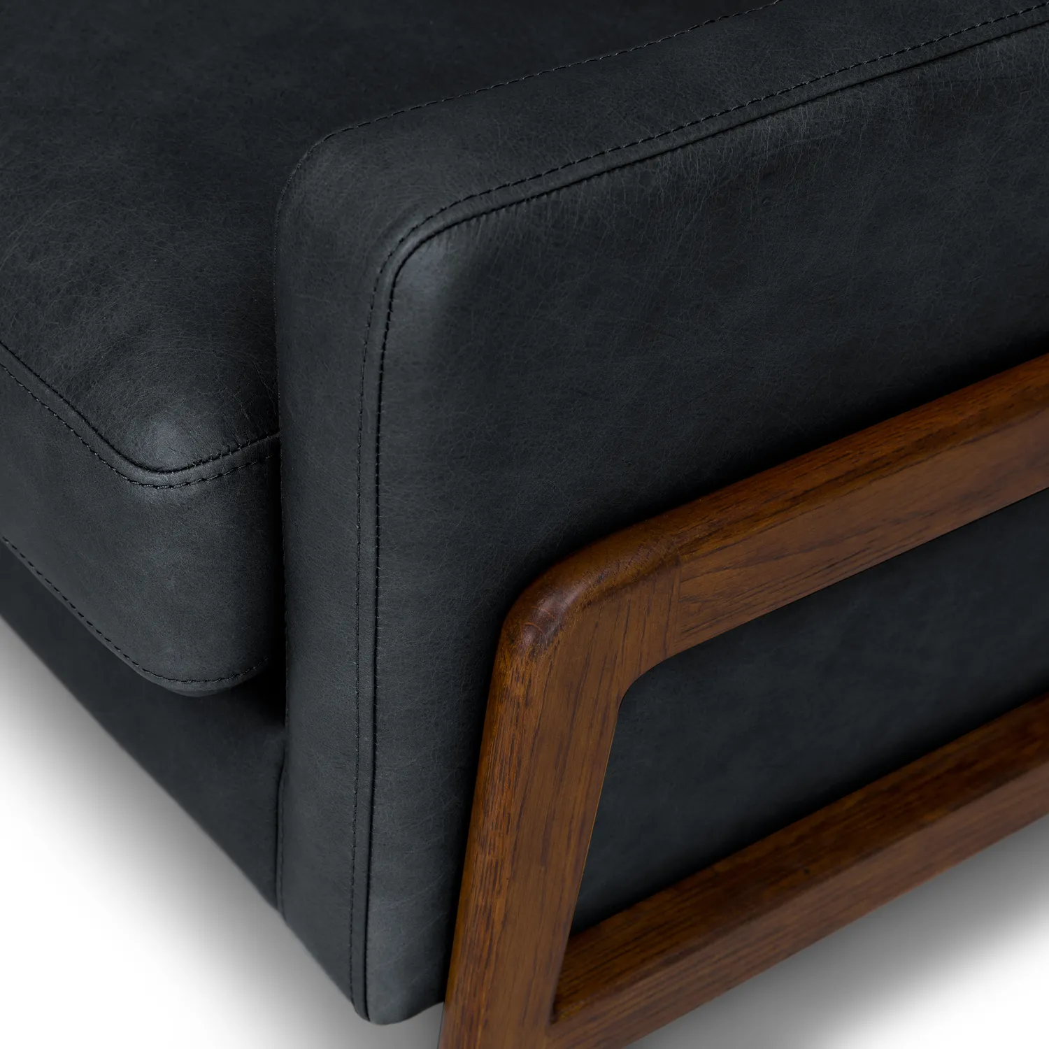 Nord 29_ Leather Lounge Chair - Charme Black - Image 6