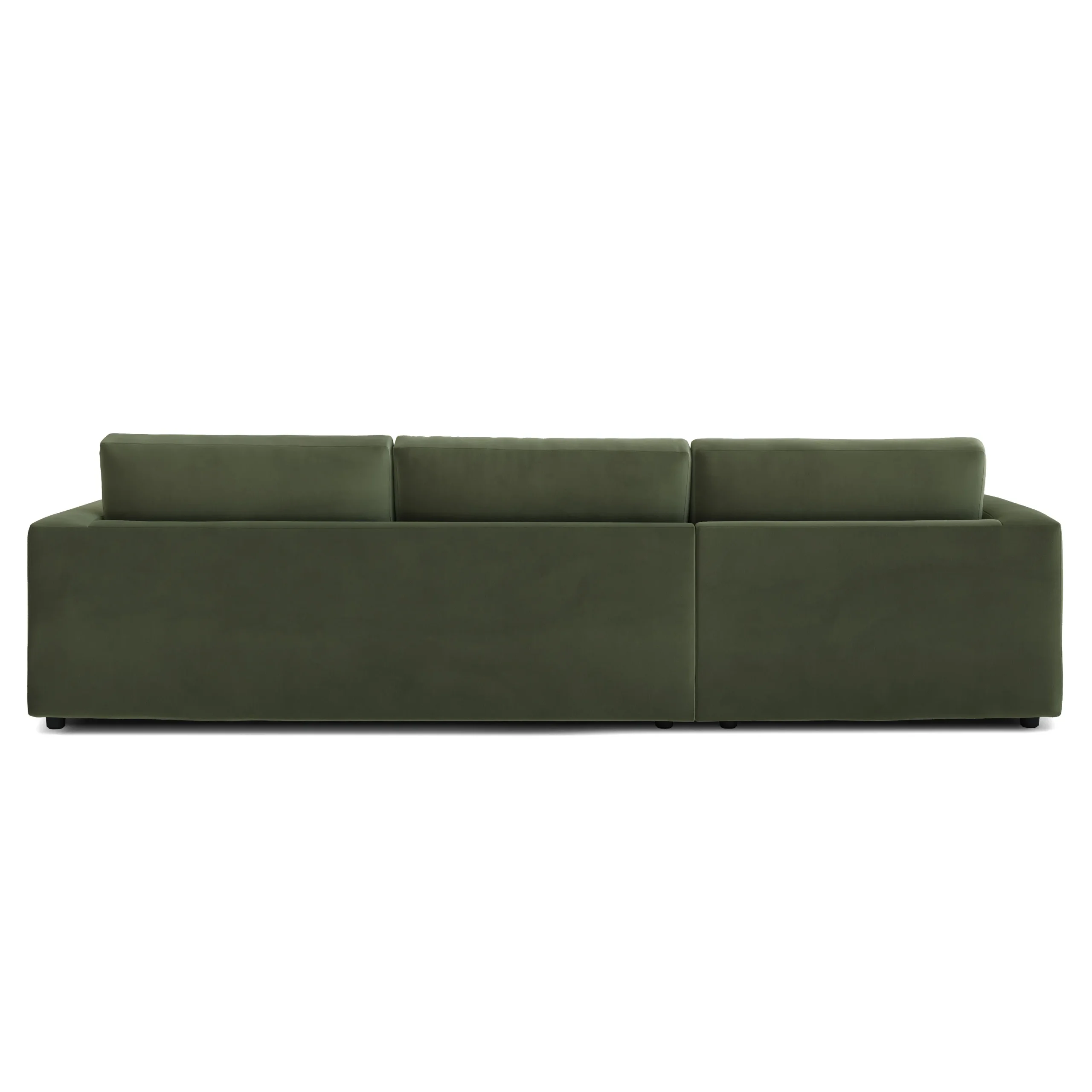 Riley 118_ Velvet Left Storage Sleeper Sectional - Hale Fir Green - Image 5