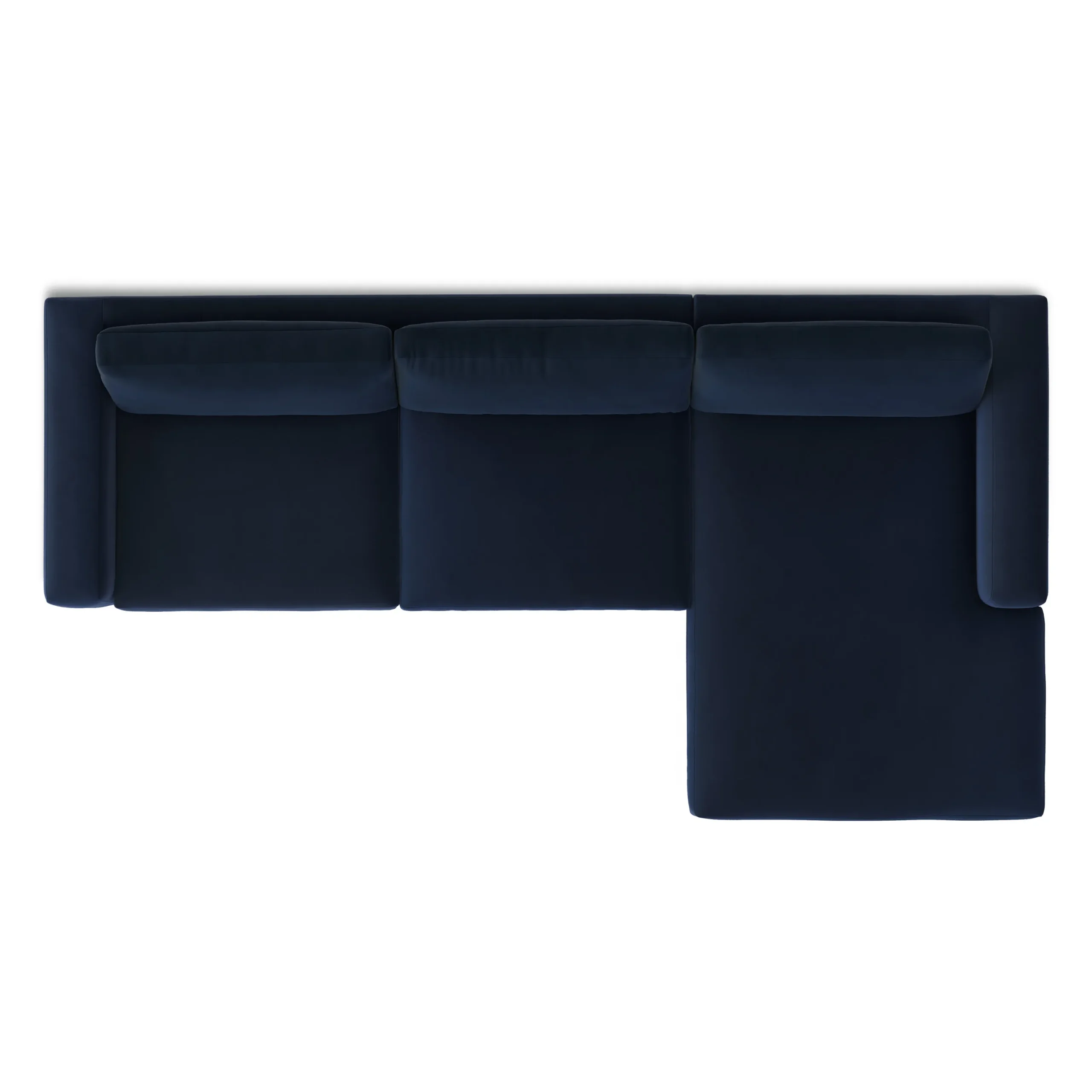 Riley 118_ Velvet Right Storage Sleeper Sectional - Hale Ink - Image 6