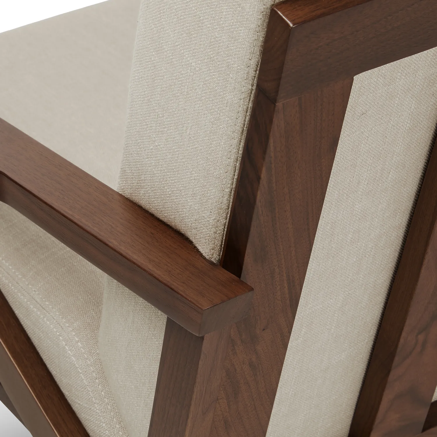 Otio 26_ Lounge Chair - Walnut and Welsh Taupe - Image 9