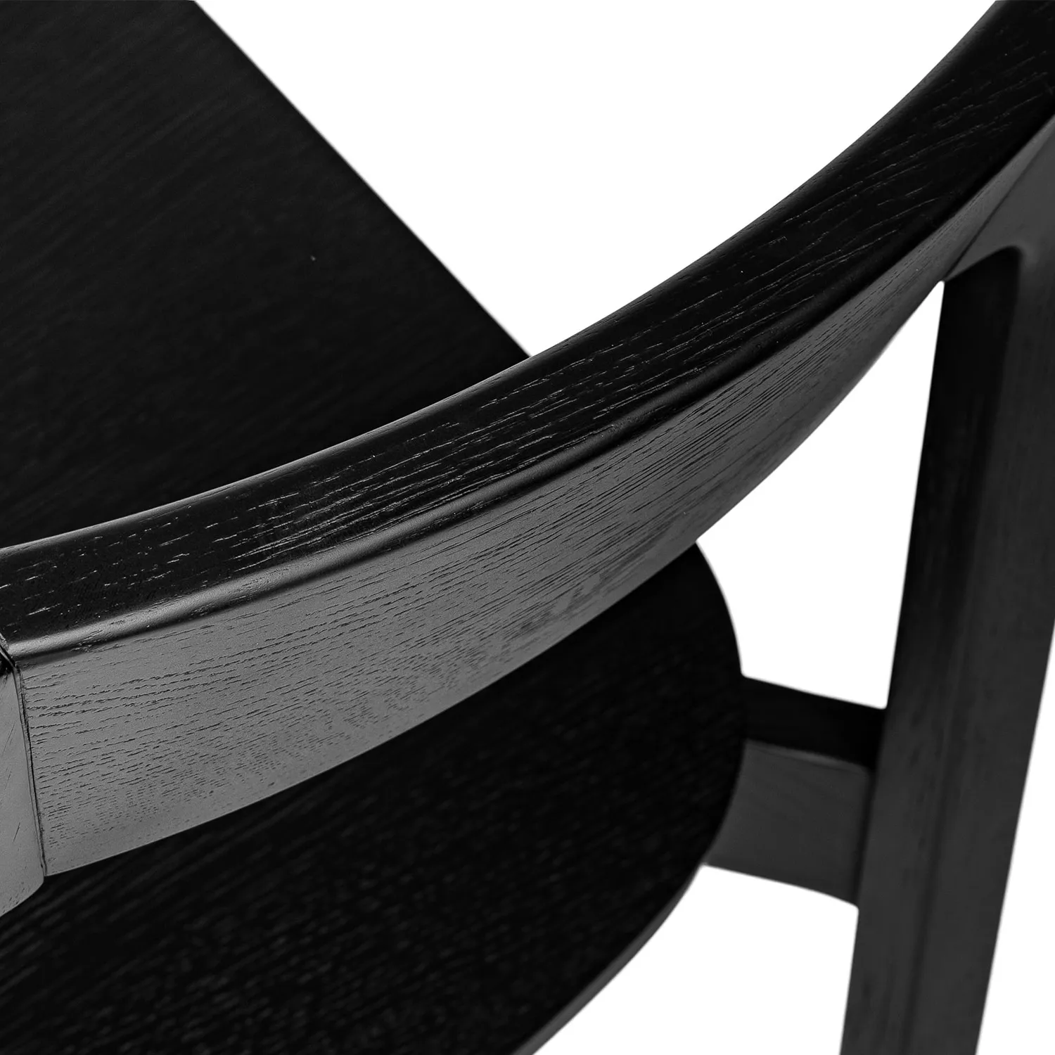 Gusfa Stackable Dining Chair - Black - Image 8
