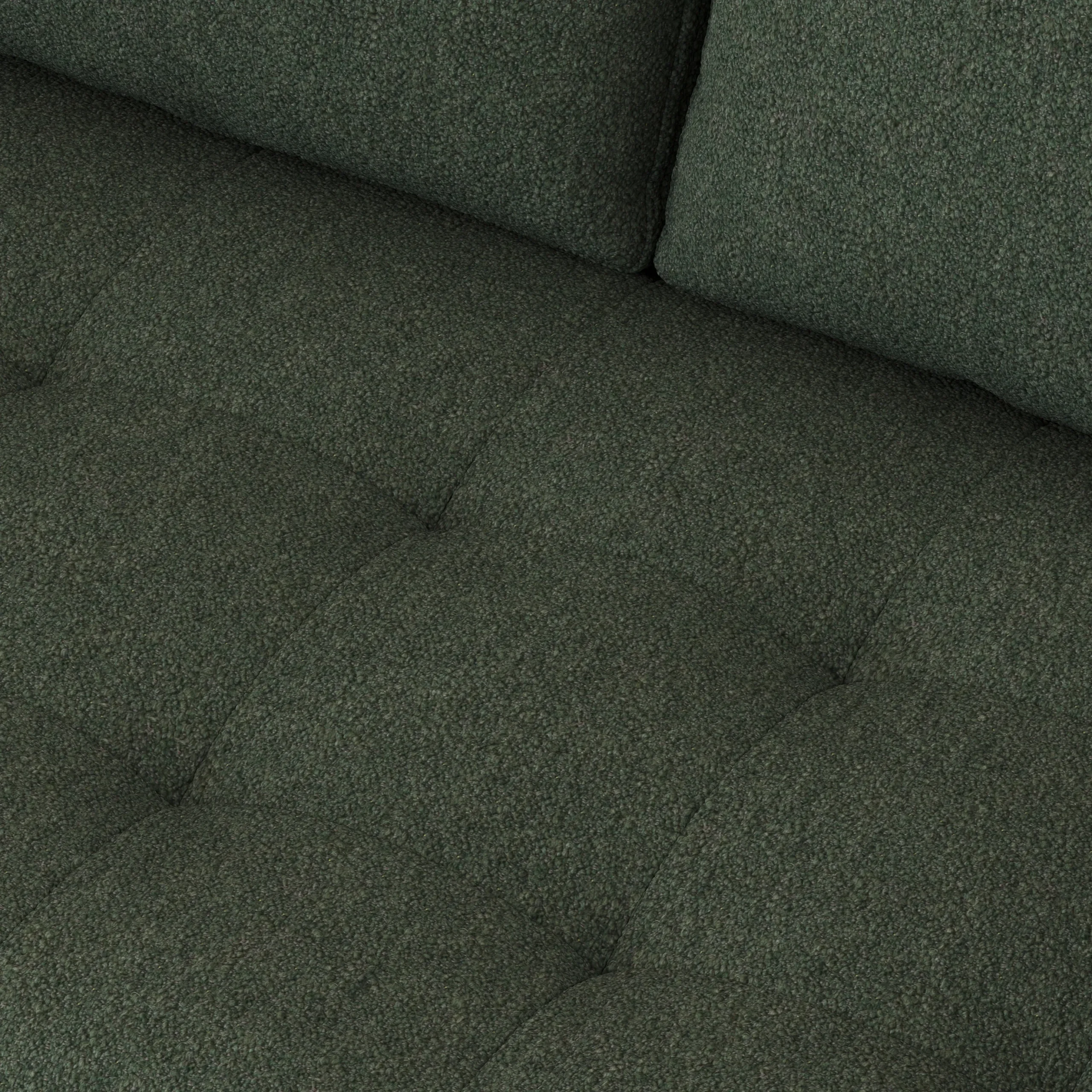 Sven 100_ Tufted Left Sectional - Green Wool Bouclé - Image 8