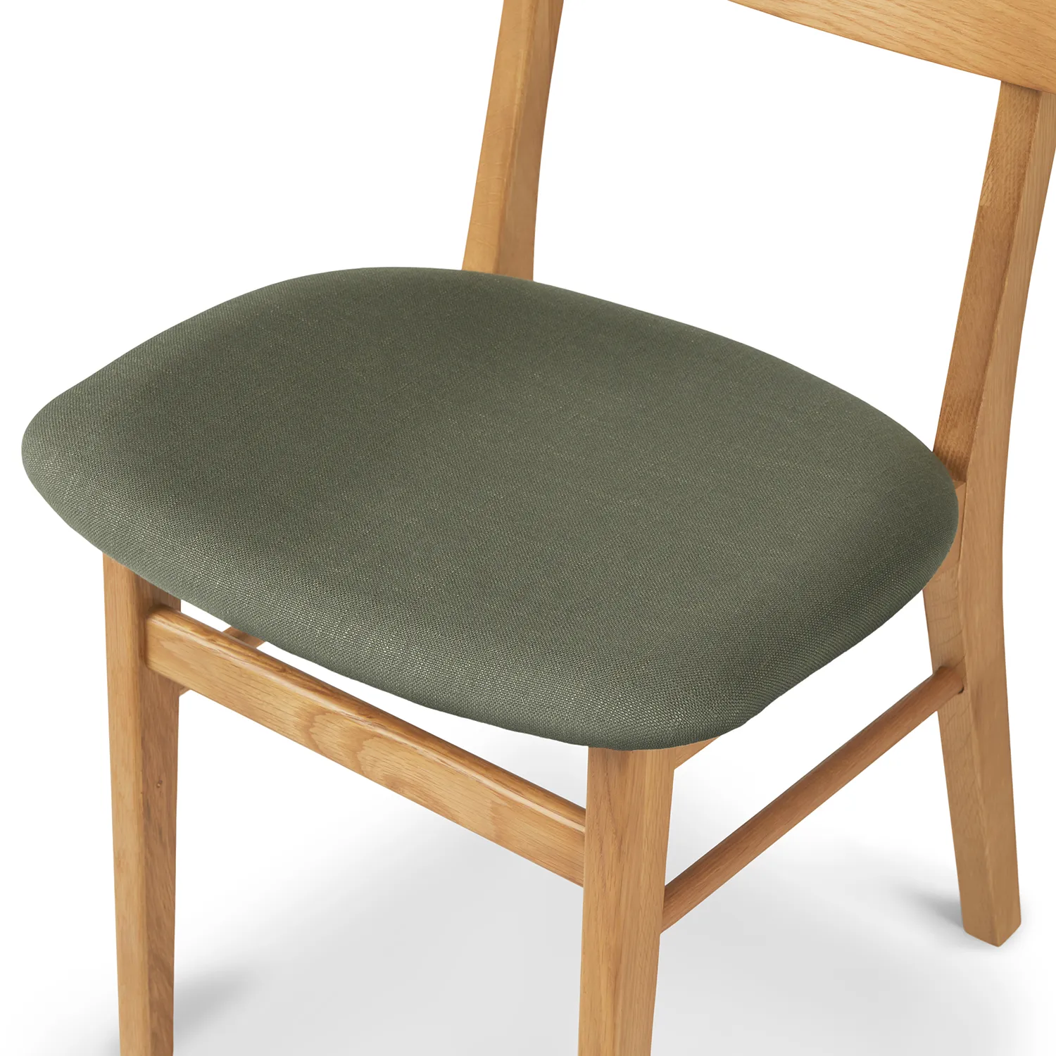 Ecole Dining Chair - Oak and Welsh Green - Image 9