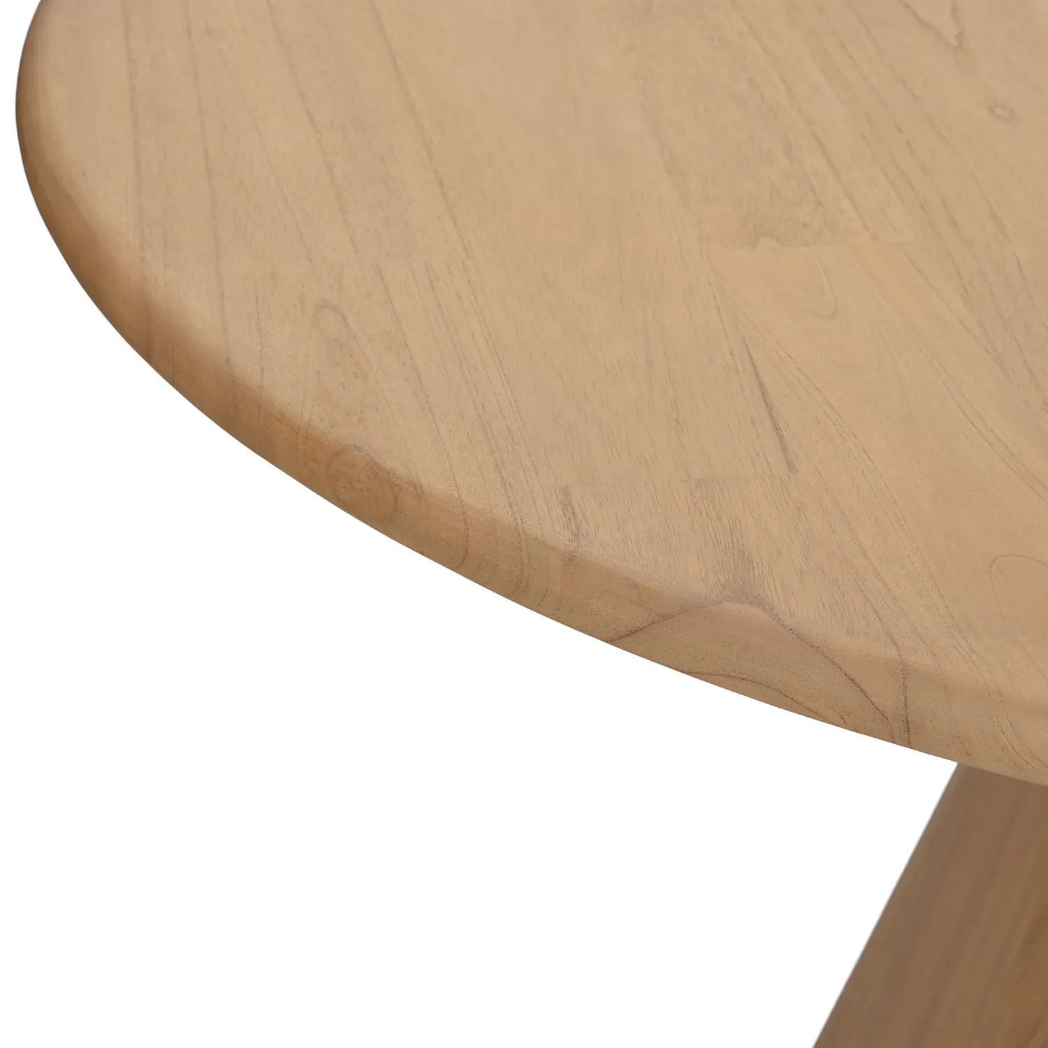 Kurasi 48_ Solid Wood Round Dining Table - Natural - Image 9