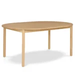 Heidi 48_ - 67.75_ Extendable Round Dining Table - White Oak