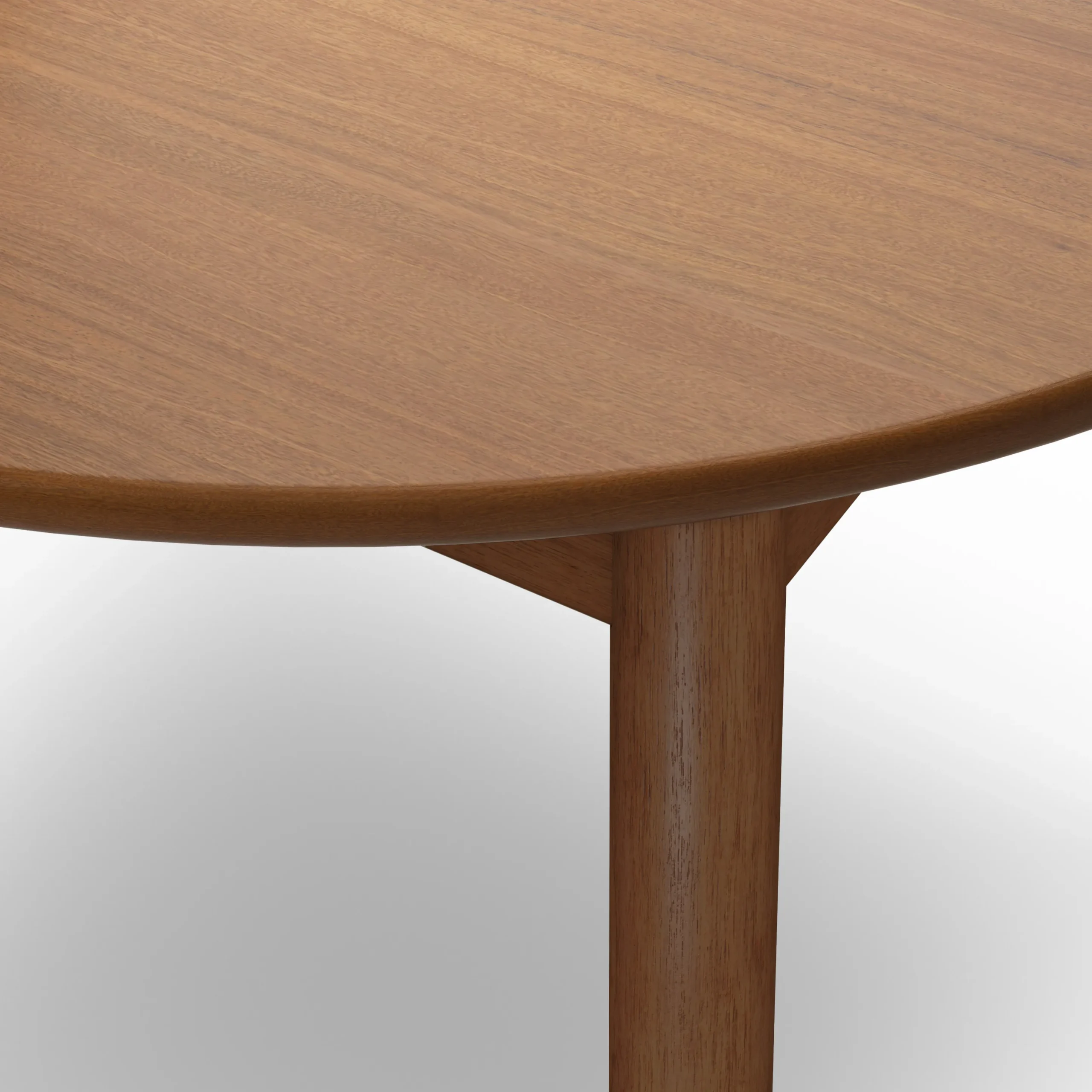 Heidi 42_ Round Dining Table - Walnut - Image 9