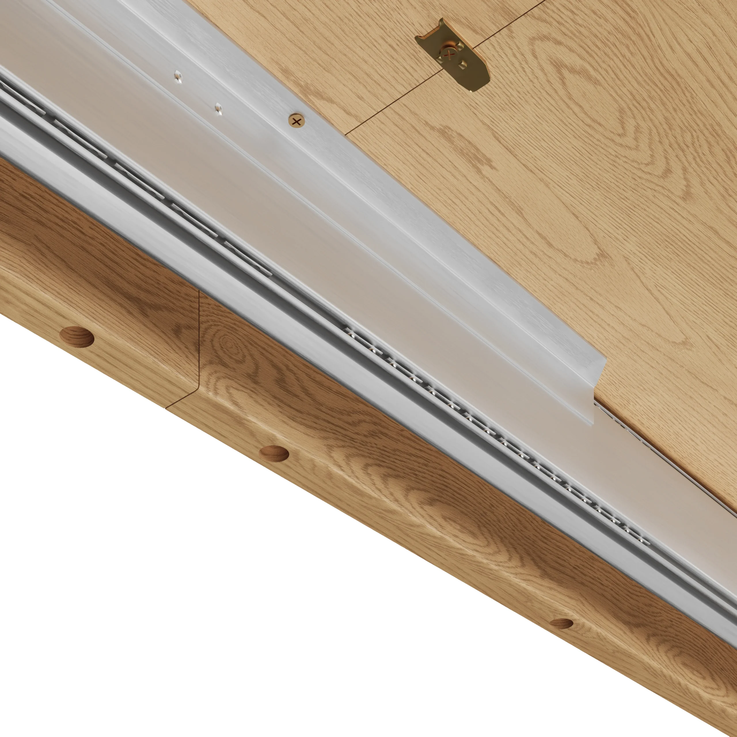 Gina 88.5_ - 112_ Extendable Dining Table - White Oak - Image 9