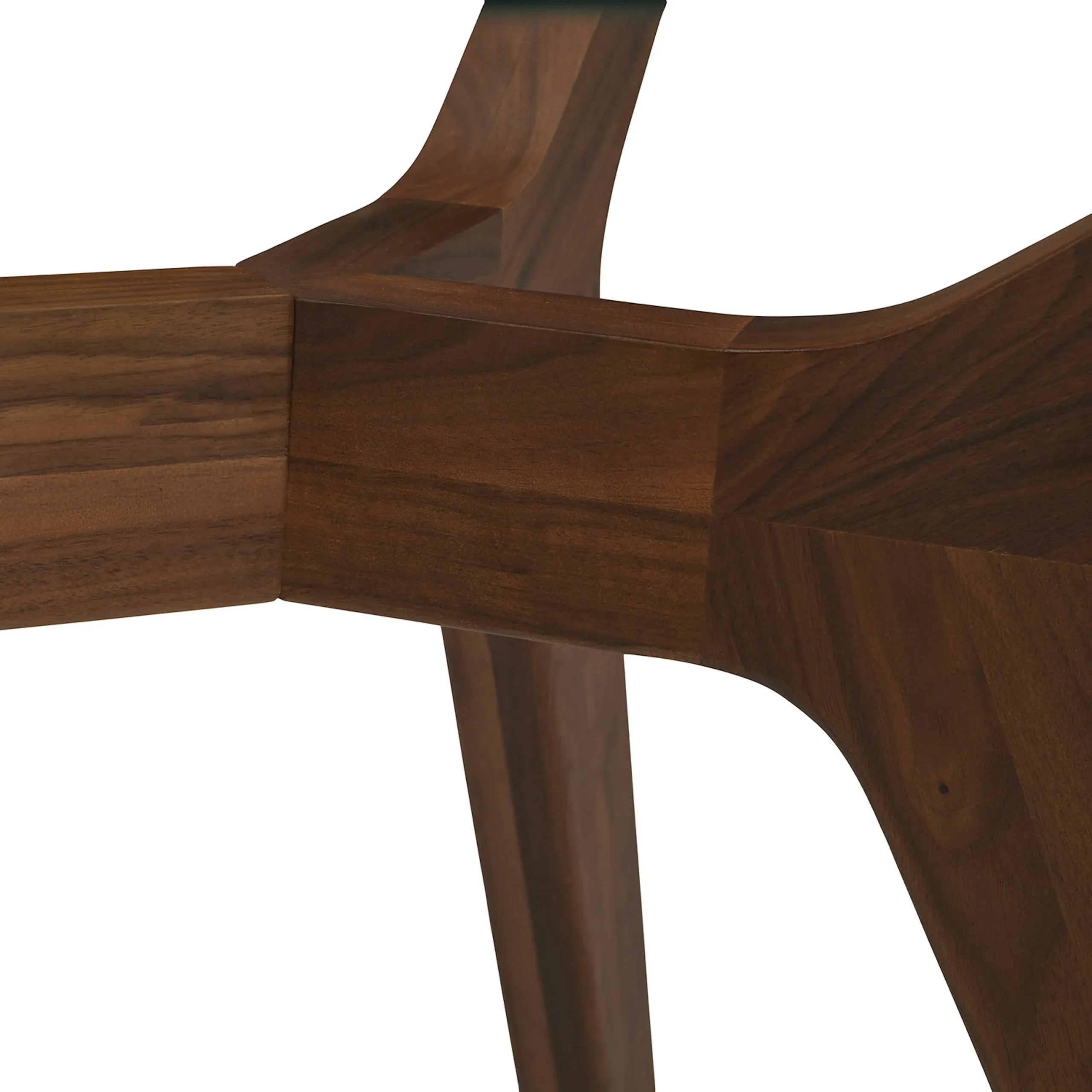 Emmer 71_ Glass Dining Table - Walnut - Image 9