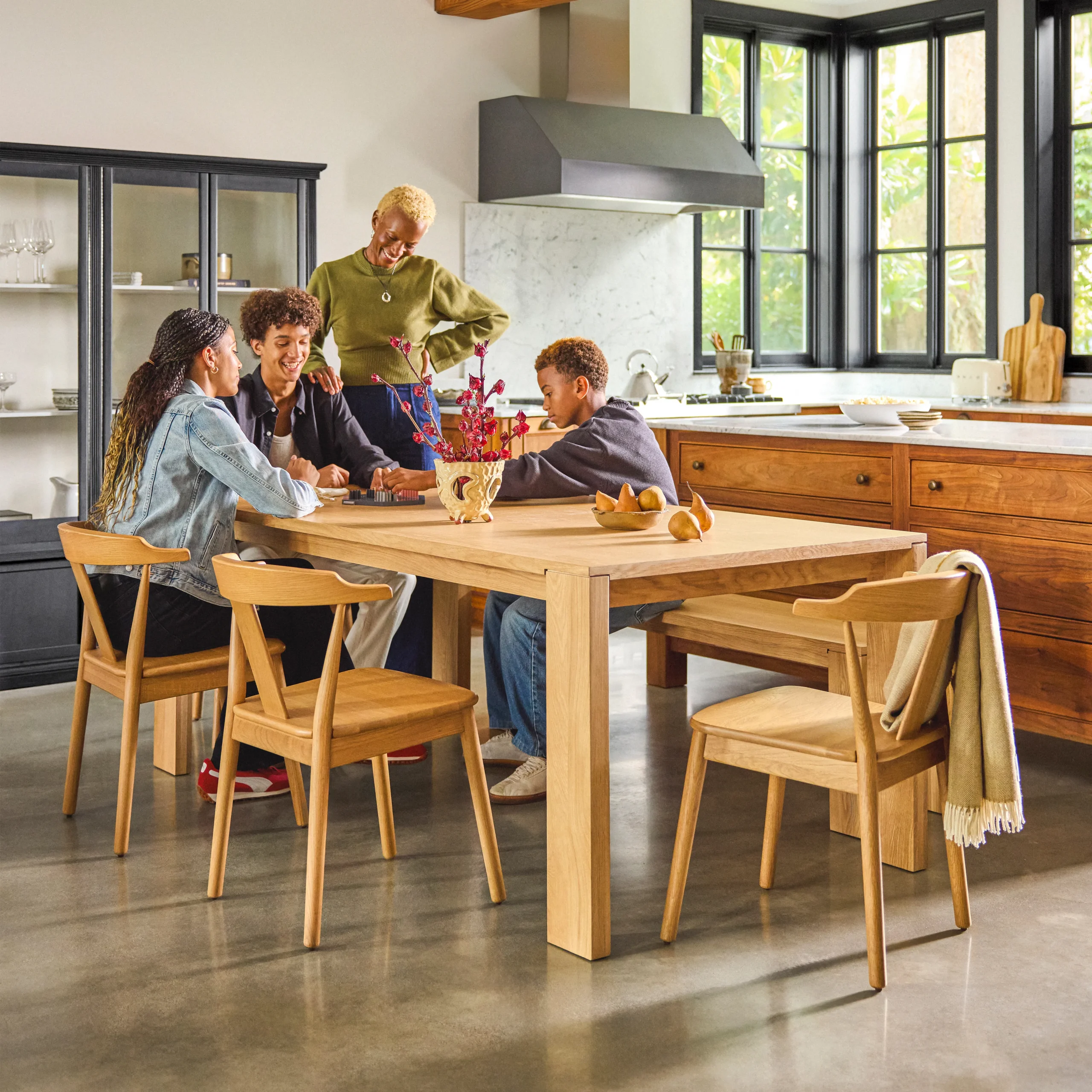 Dako 76.75_ Dining Table - Natural Oak - Image 9