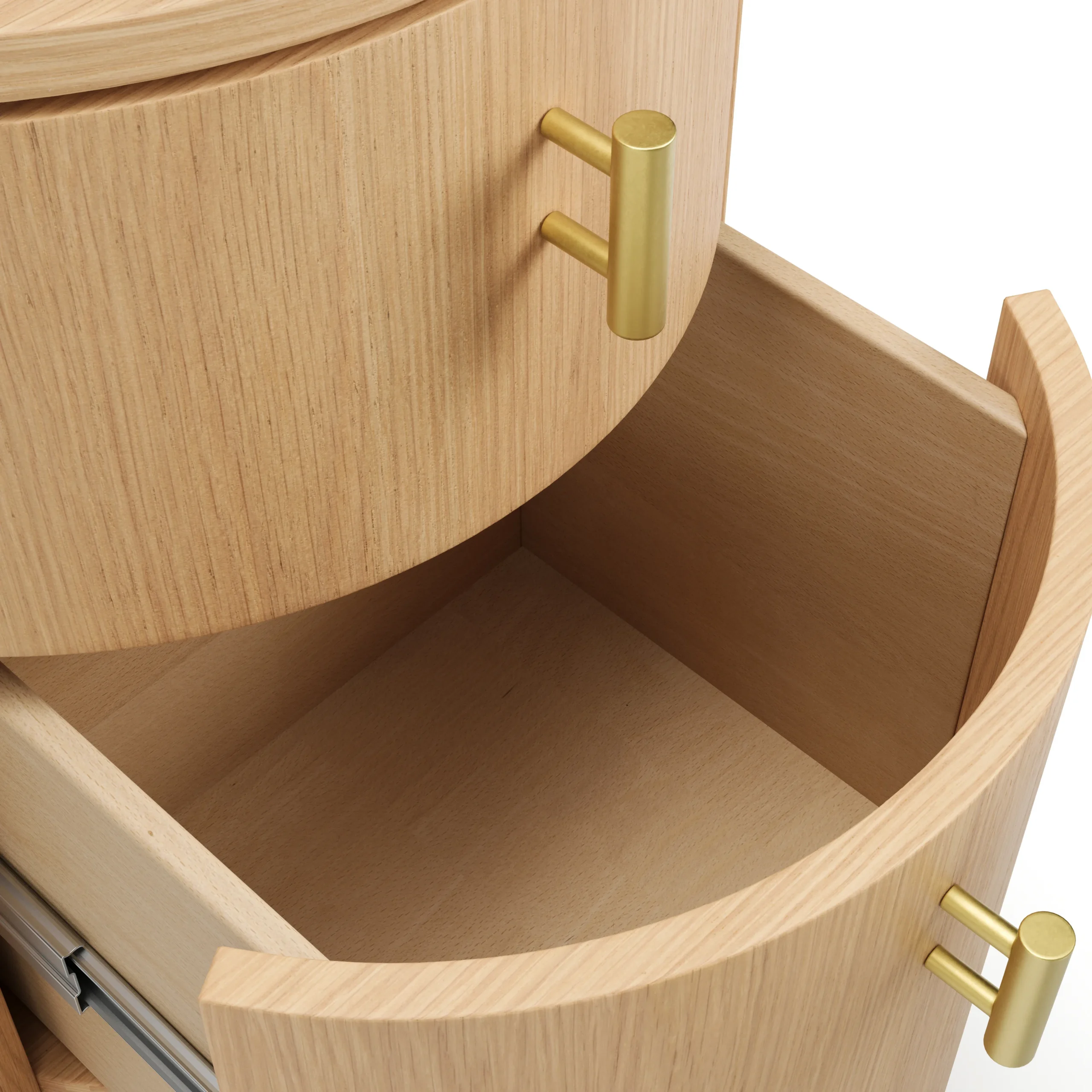 Miila 2-Drawer Nightstand - White Oak - Image 9