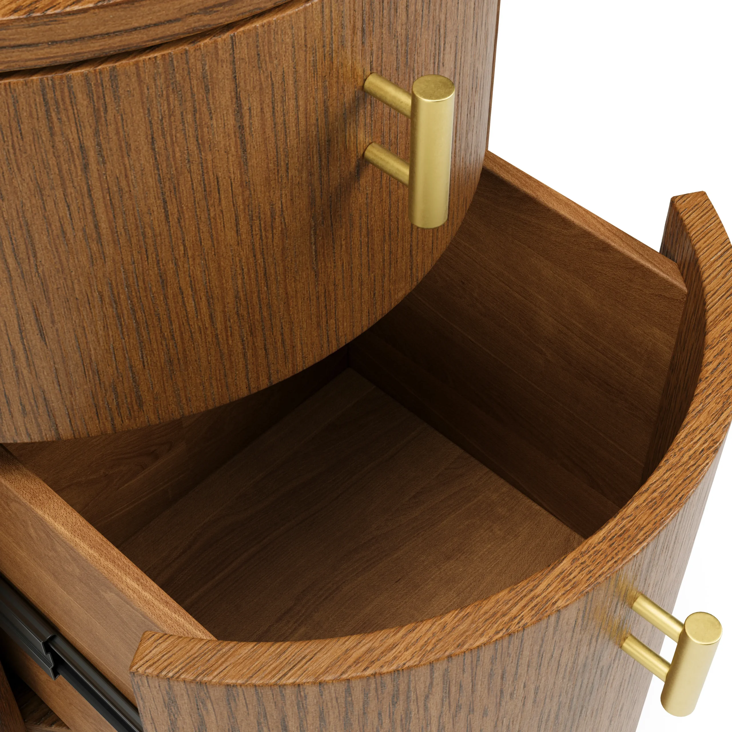 Miila 2-Drawer Nightstand - Smoked Oak - Image 9