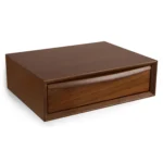 Lenia Floating Nightstand - Walnut