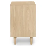 Lenia 2-Drawer Nightstand - White Oak