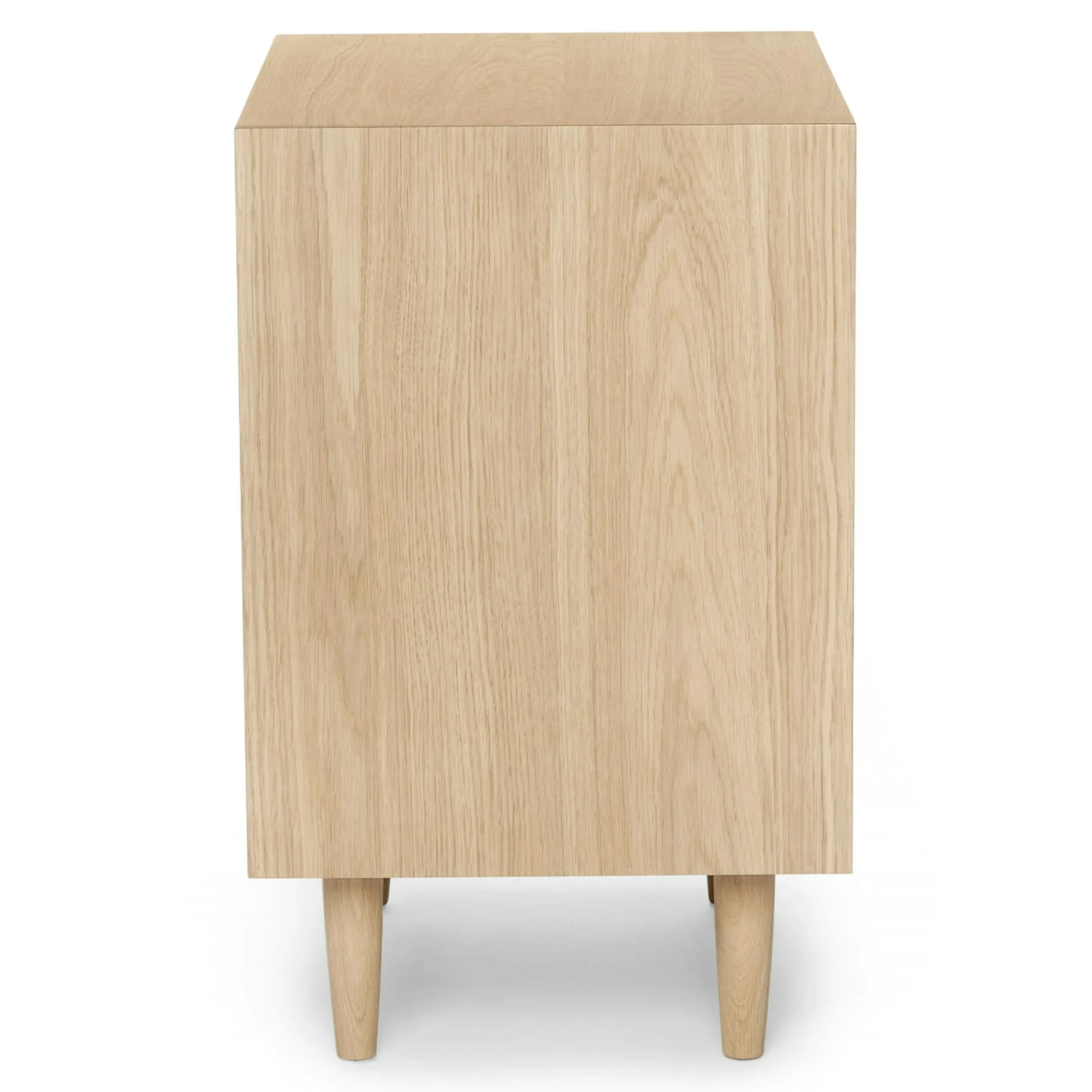Lenia 2-Drawer Nightstand - White Oak - Image 9