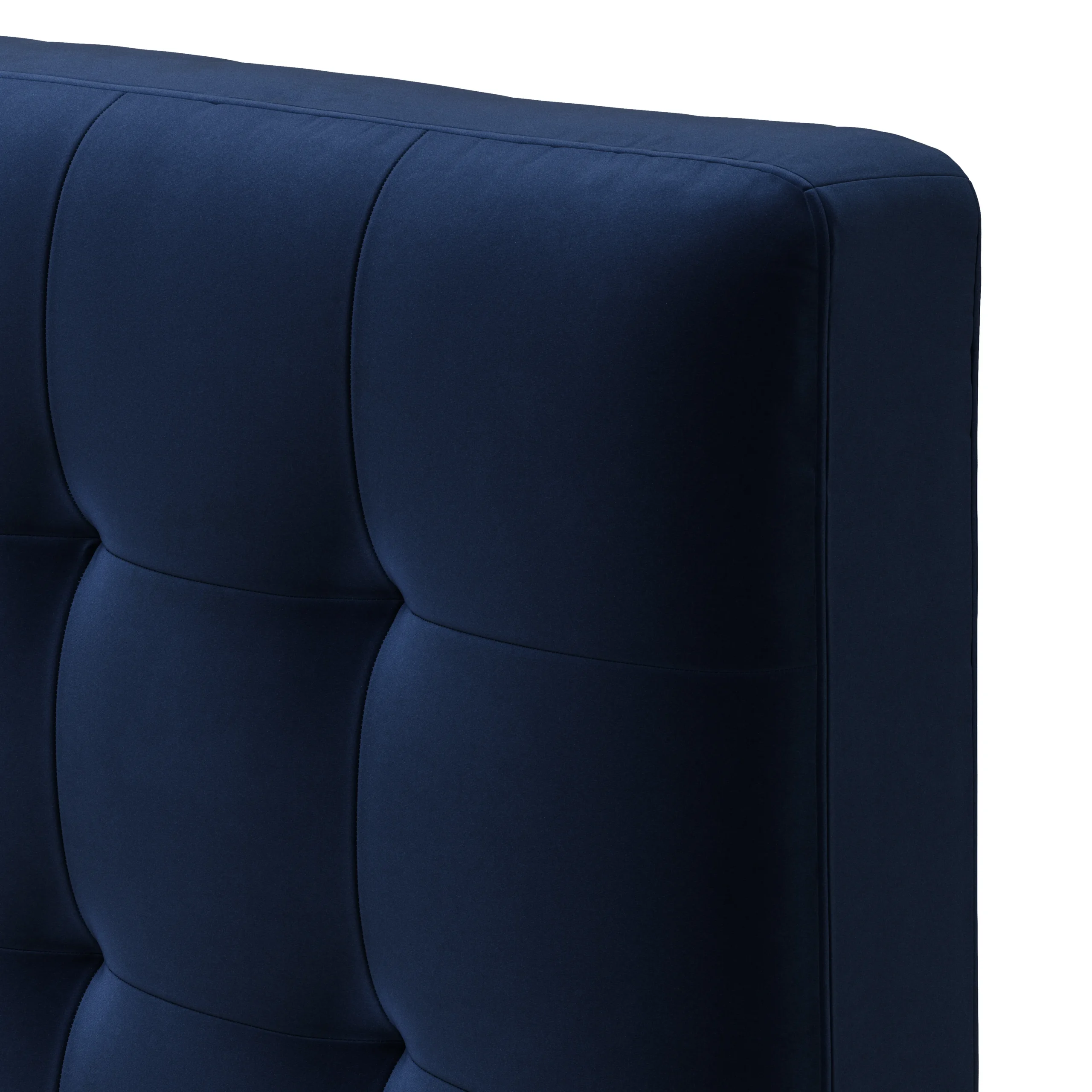 Sven Queen Tufted Velvet Headboard - Plush Cascadia Blue - Image 9