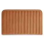 Rolph Queen Velvet Headboard - Plush Pacific Rust
