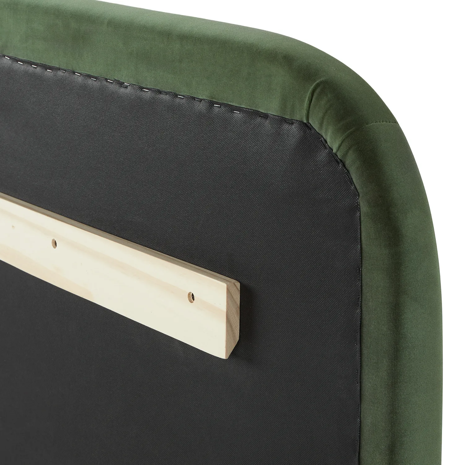 Rolph King Velvet Headboard - Plush Pacific Green - Image 9
