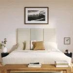 Noel Queen Tall Headboard - Lunaria White Bouclé