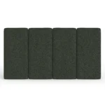 Noel King Headboard - Green Wool Bouclé