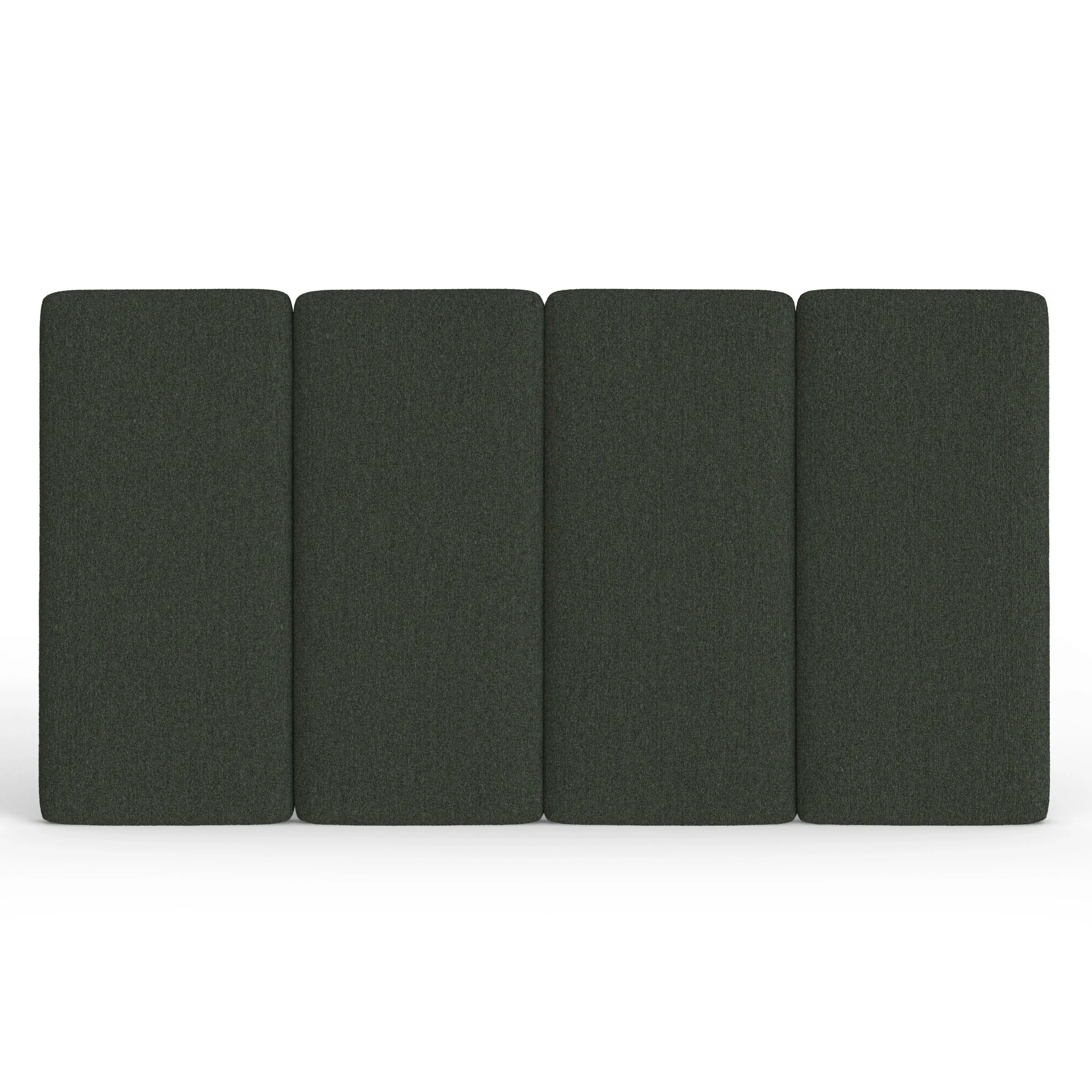Noel King Headboard - Green Wool Bouclé - Image 9
