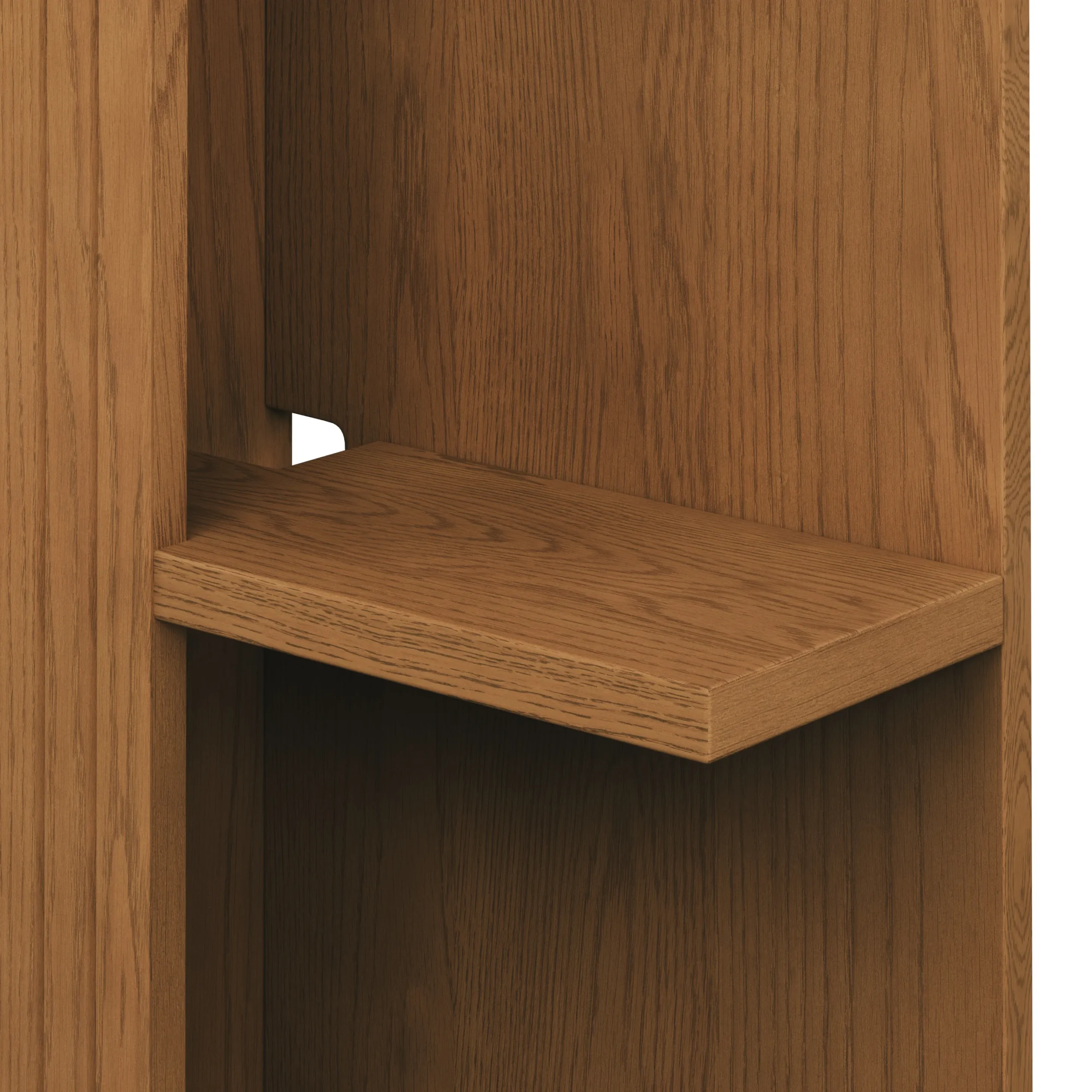 Kouva Queen Storage Headboard - Smoked Oak - Image 9