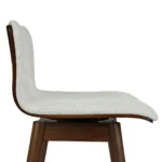 Sede Swivel Counter Stool - Walnut and Mist Gray