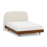 Kaleo Queen Headboard - Ivory Wool Bouclé