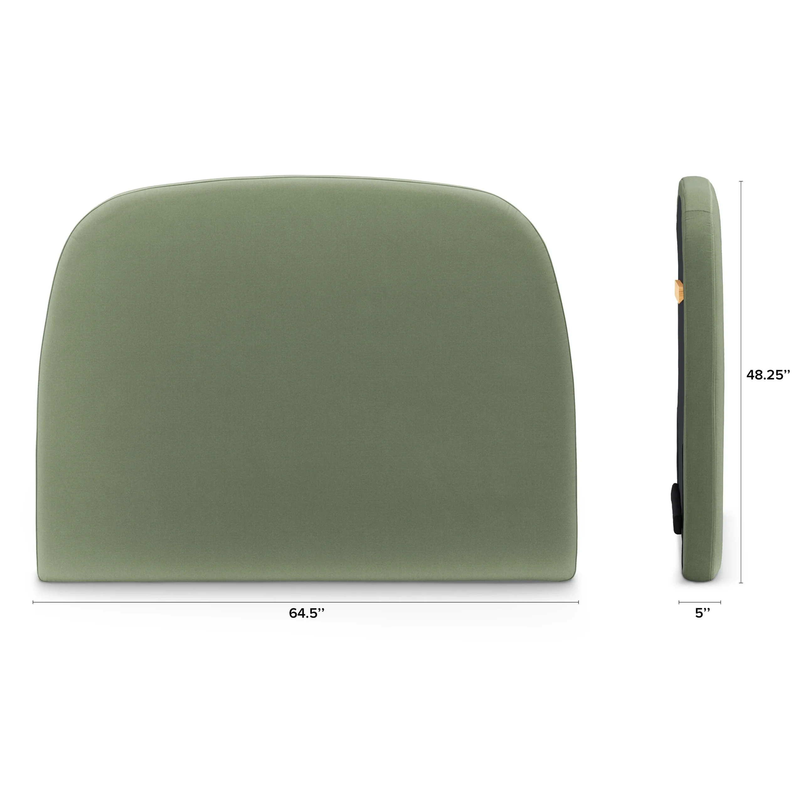 Kaleo Full Velvet Headboard - Plush Pacific Sage - Image 9
