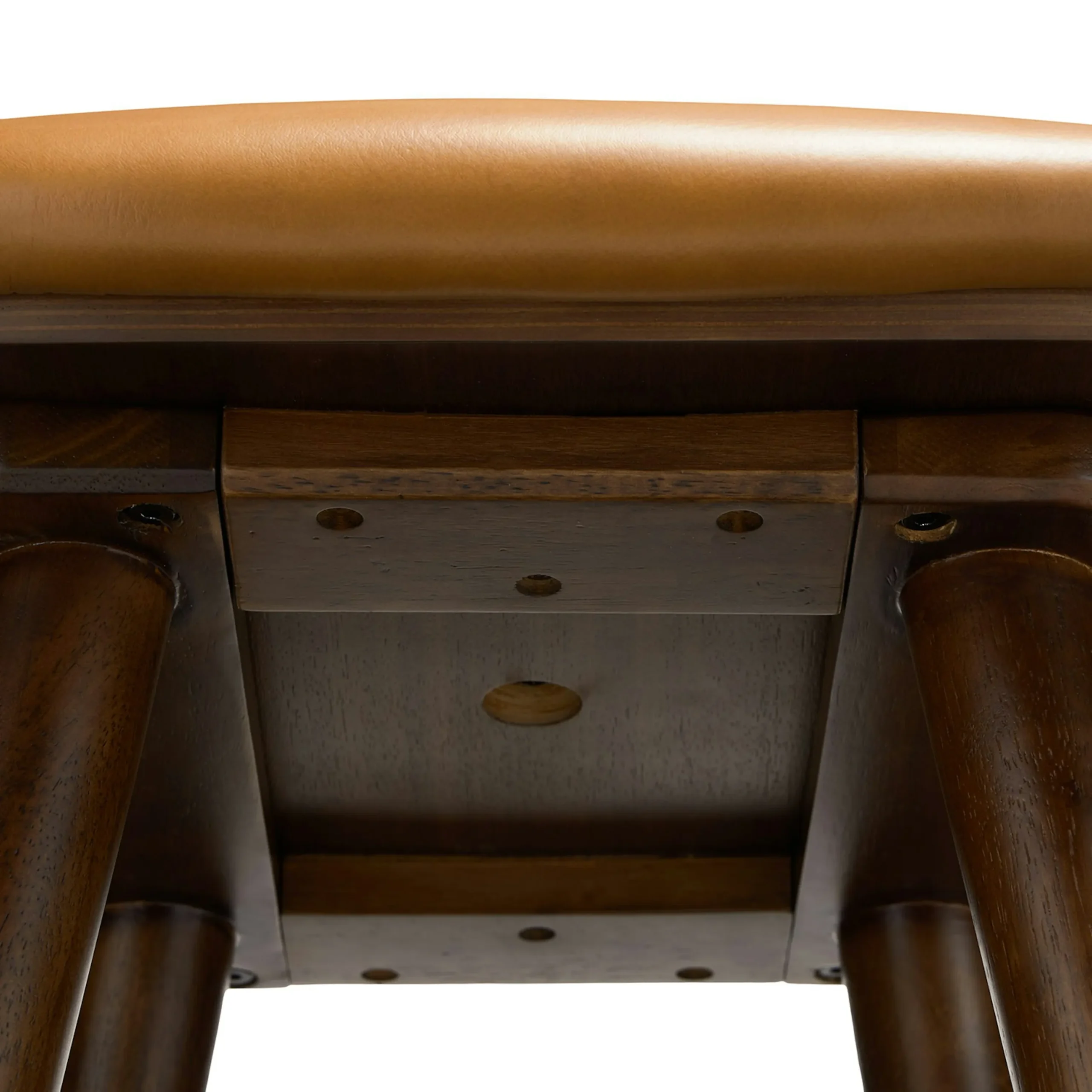 Sede Leather Counter Stool - Walnut and Toscana Tan - Image 9