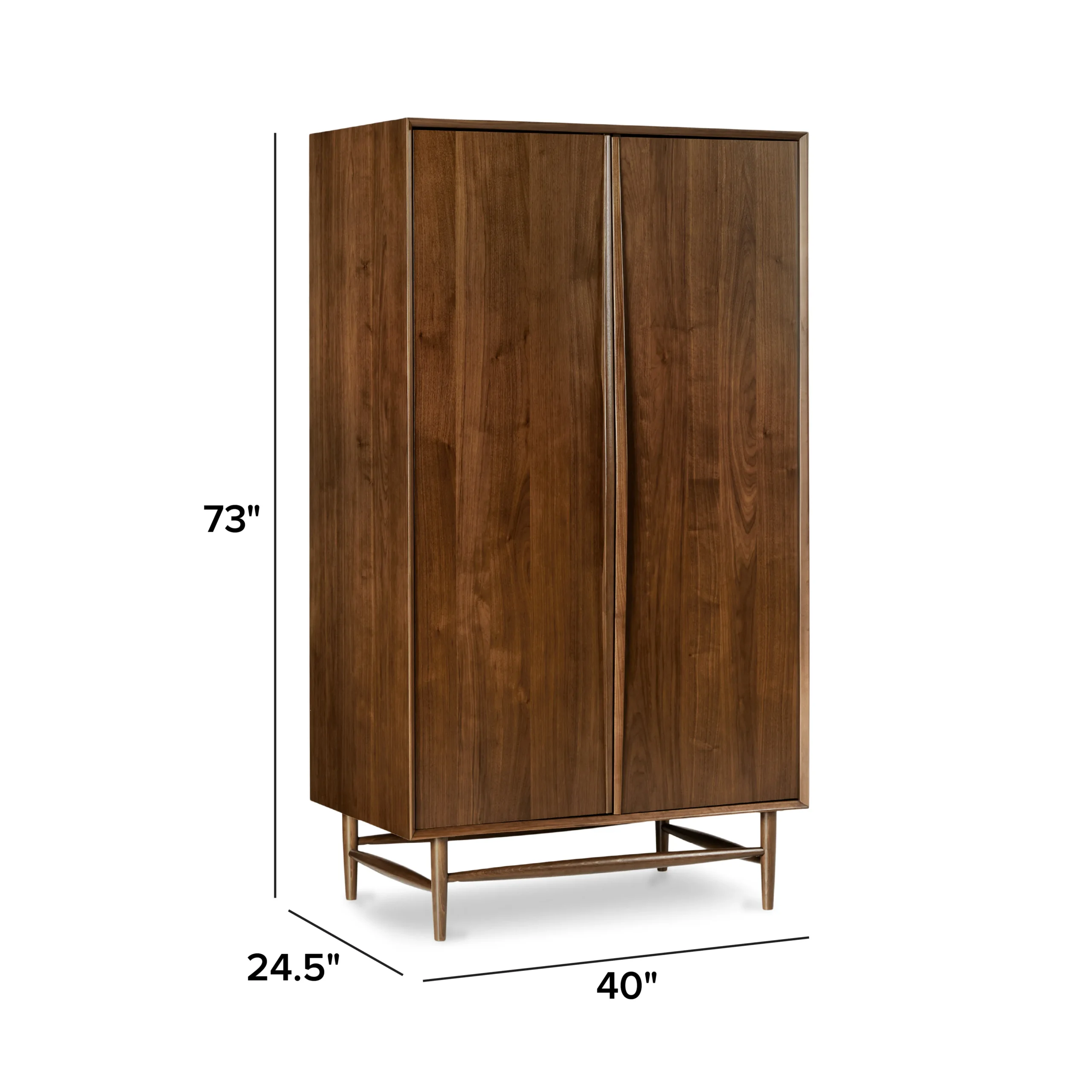 Lenia Armoire - Walnut - Image 10