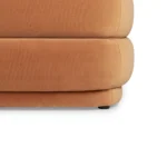 Rolph 55.5_ Velvet Storage Bench - Plush Pacific Rust