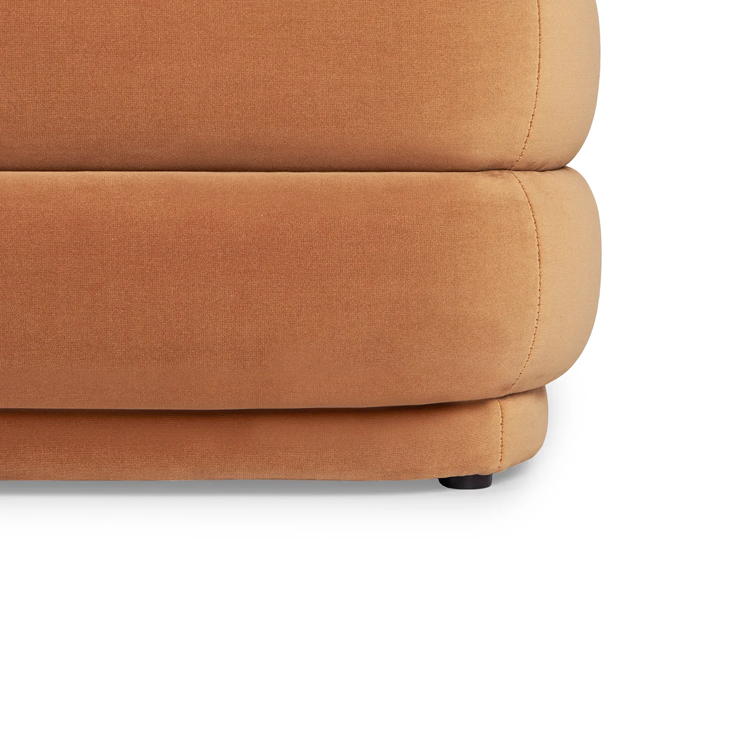 Rolph 55.5_ Velvet Storage Bench - Plush Pacific Rust - Image 9