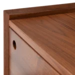 Nederin 55.5_ Bench - Walnut and Pebble Gray