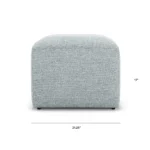 Winslow 21.25_ Ottoman - Harbor Gray