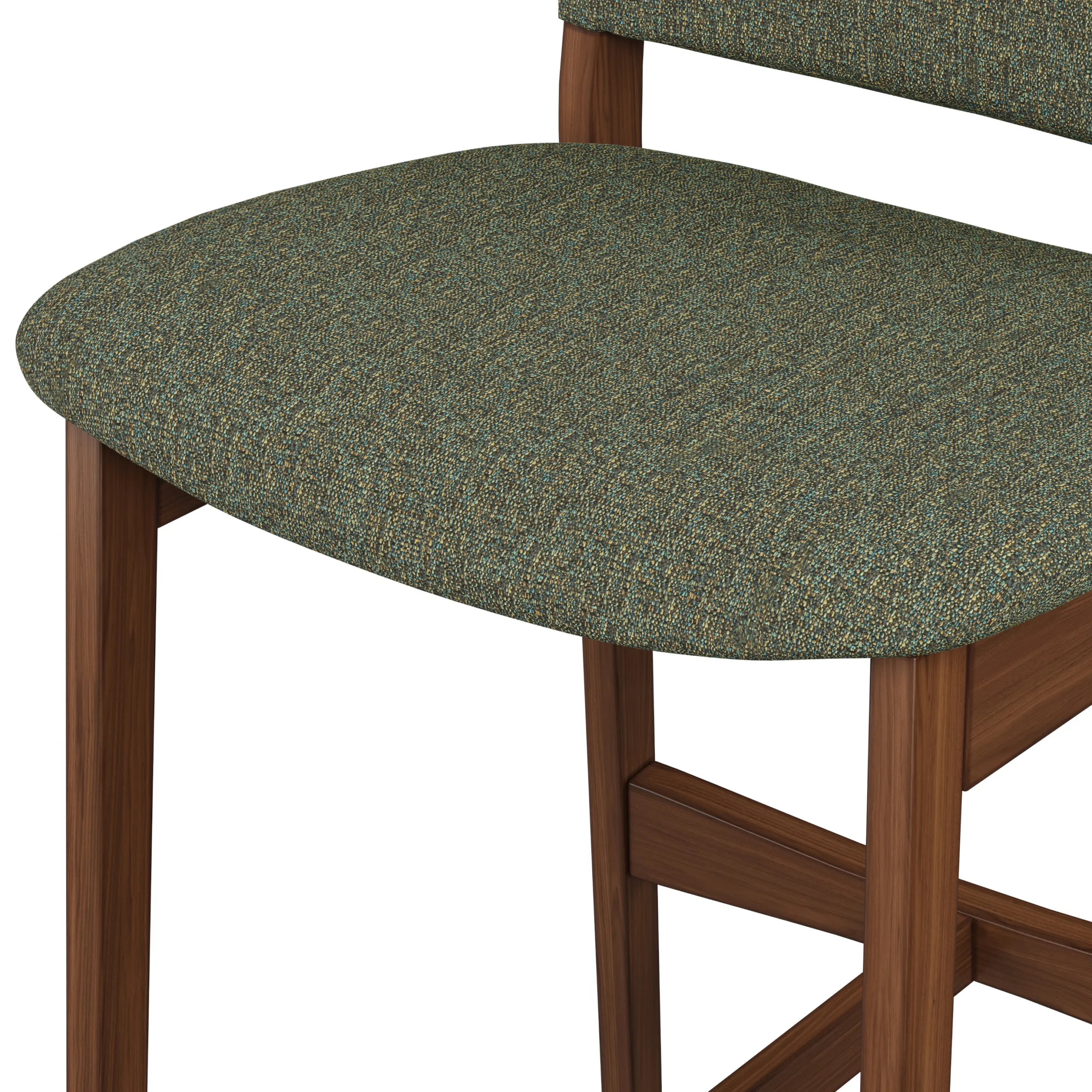 Nosh Counter Stool - Walnut and Hemlock Green - Image 9